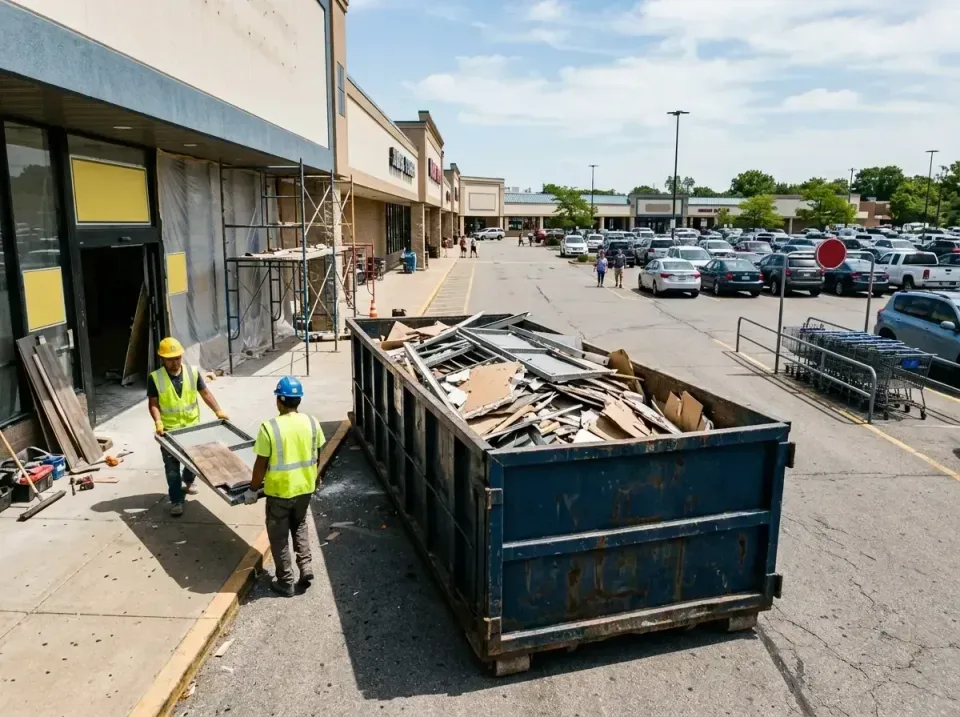 retail-store-renovation-debris-003 — frequently asked questions, Roll-off Dumpster Rentals in Rosemont, PA